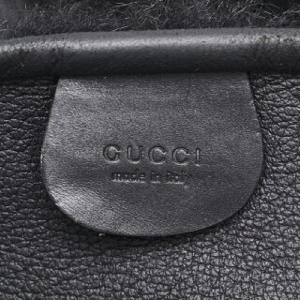 Gucci reversible one shoulder bag black mink - Picture 6 of 8